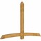 Ekena Millwork Bellingham Rough Sawn Timber Gable Bracket, Western Red Cedar, 108"W x 68"H x 4"D x 6"F, 15/12 Pitch GBW108X68X0406BEL00RWR - alternate 2